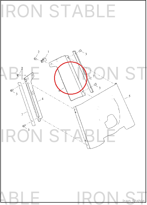 Harley-Davidson Trim, Misc Deco, Lh Rear Panel