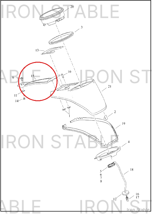 Harley-Davidson Trim, Misc Deco, Tnk Strp