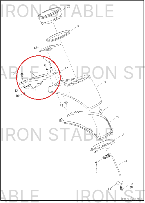 Harley-Davidson Trim, Ftk Strp Sub-Assembly, Satin
