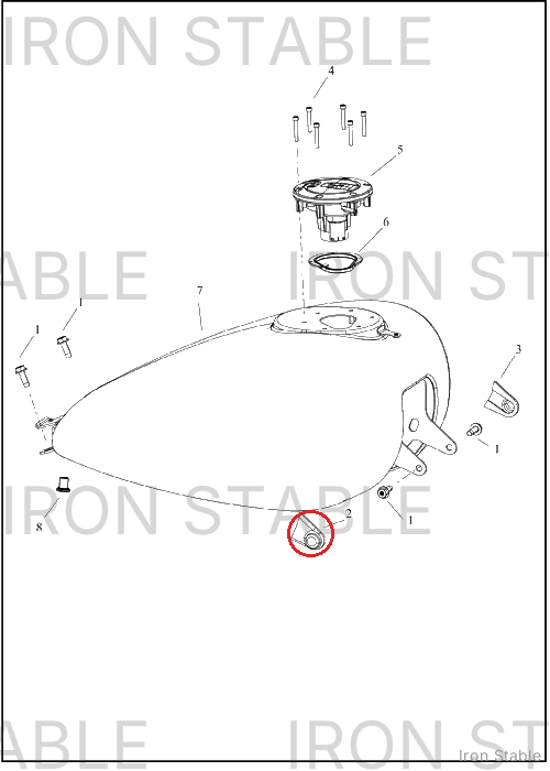 Harley-Davidson Trim, Rh Front Ftk Bracket