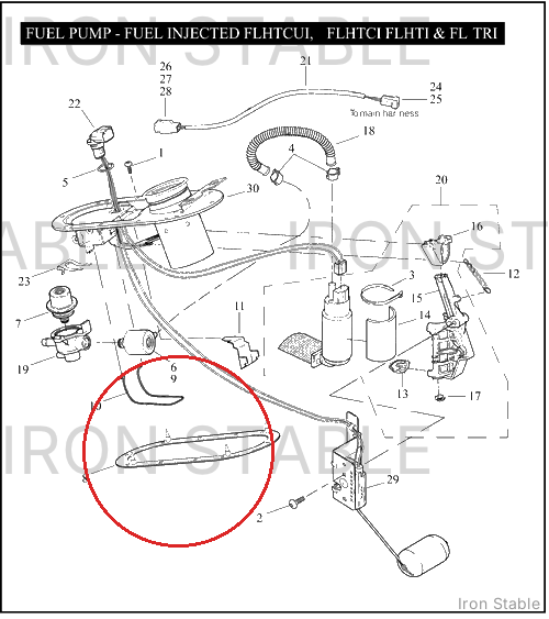 Harley-Davidson Gasket, Top Plt, F'tank