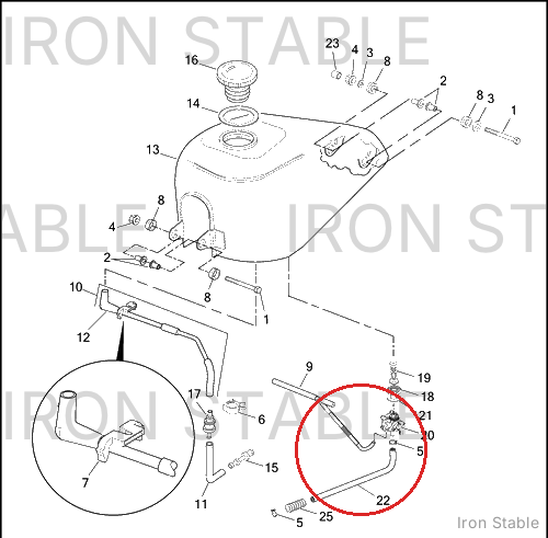 Harley-Davidson Fuel Line