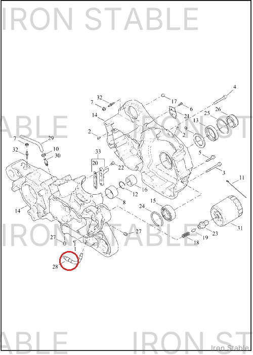 Harley-Davidson Oil Pump Assembly Sub-Component, Hose