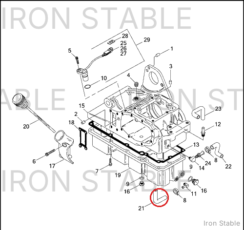 Harley-Davidson Hose, Oil Pickup