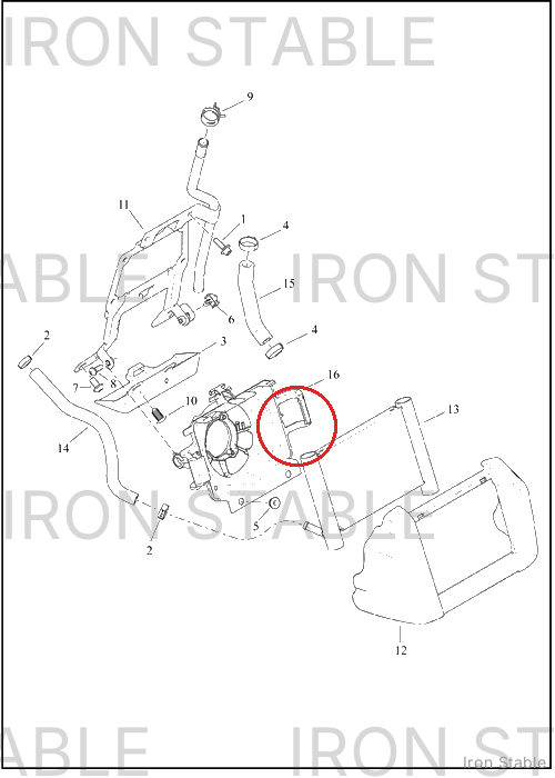 Harley-Davidson Cooler, Oil, Shroud