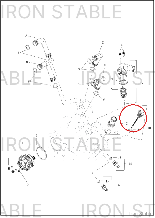 Harley-Davidson Plug/Dipstick, Oil Filler, Engin