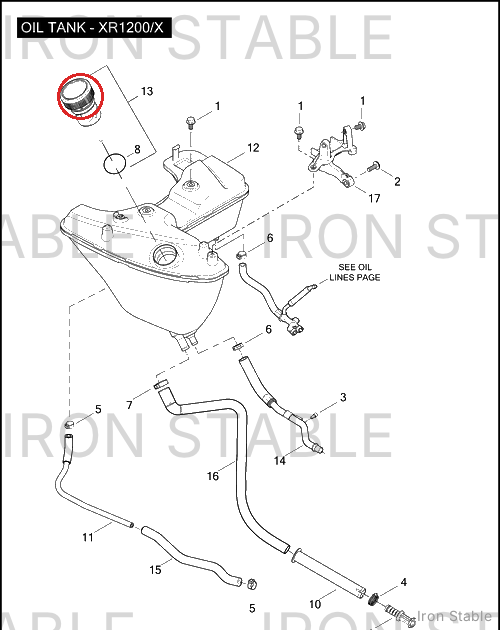 Harley-Davidson Dipstick Assembly, Oiltank