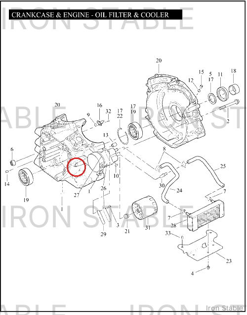Harley-Davidson Gasket, Oil Cooler Adapter