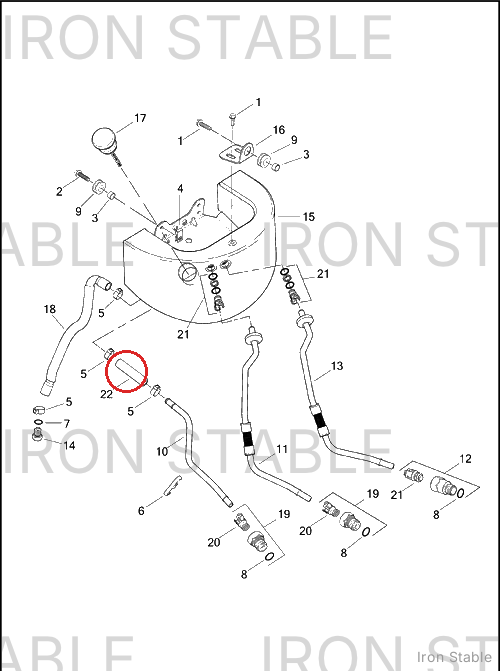 Harley-Davidson Hose, Connector