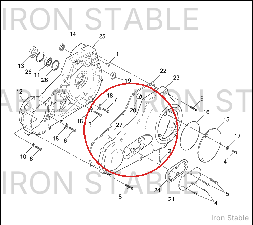 Harley-Davidson Gasket, Inspect Cover