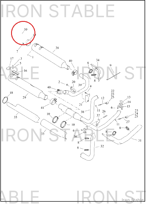 Harley-Davidson Endcap, Muf, Chrome