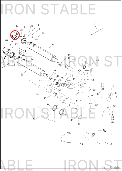 Harley-Davidson Endcap, Muf, Rh, Assembly, Chrome