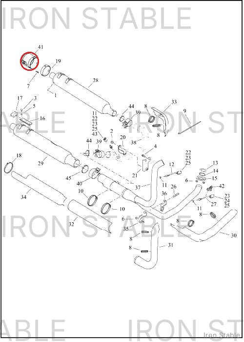 Harley-Davidson Endcap, Muf, Lh, Assembly, Chrome