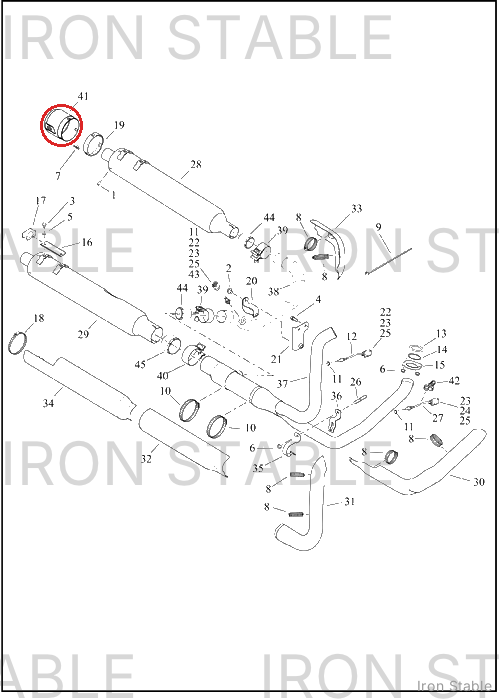 Harley-Davidson Endcap, Muf, Assembly, Rh, Chrome