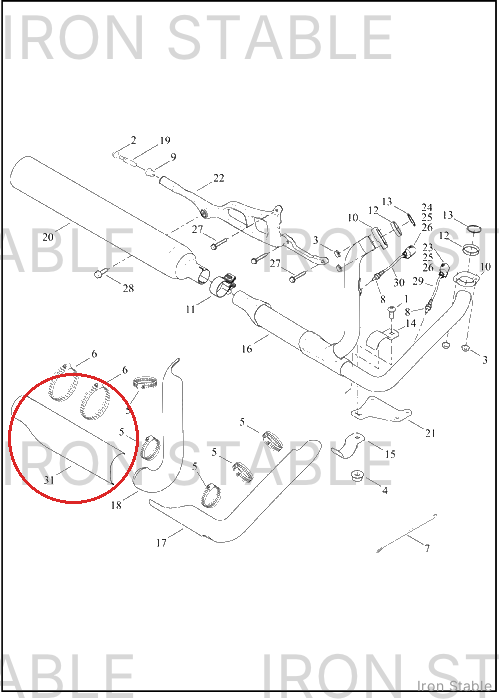 Harley-Davidson Exhaust Shield, Collector