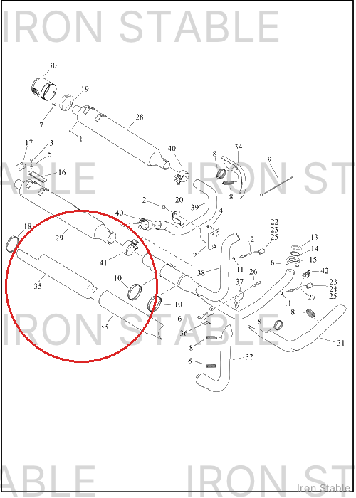 Harley-Davidson Shield, Exhaust, Muf, Lh, Sschrm