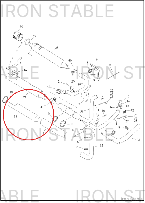 Harley-Davidson Shield, Exhaust, Muf, Rh, Sschrm