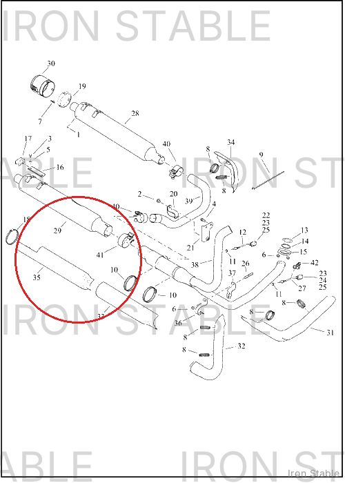 Harley-Davidson Shield, Exhaust, Muf, Lh, Sschrm