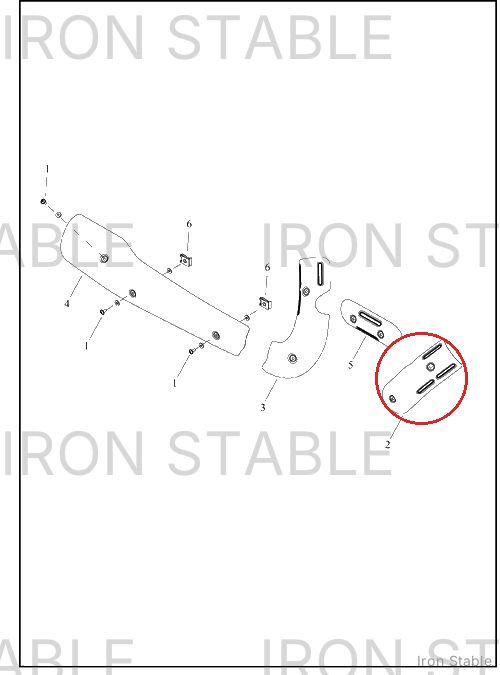 Harley-Davidson Shield, Exhaust, Fr, 131rr