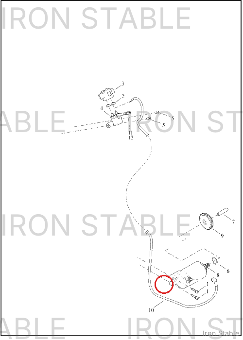 Harley-Davidson Cable Assembly, Solenoid-To-Starter