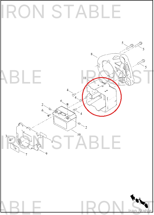 Harley-Davidson Pan, Bat, 12v, Bat, Box