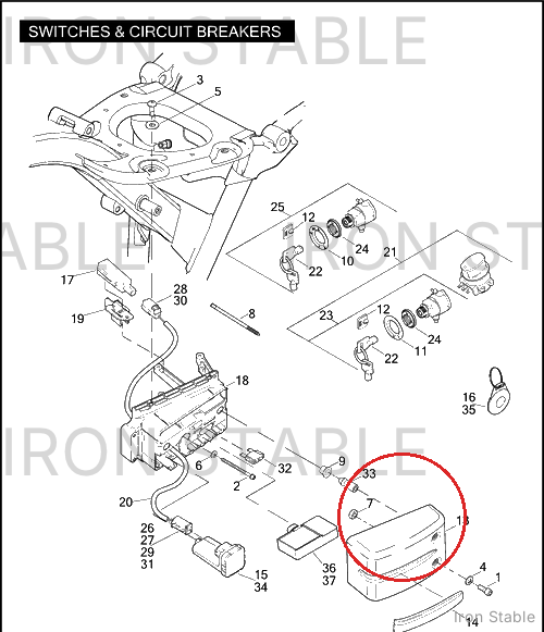 Harley-Davidson Cover Assembly, Elec Pnl/Blk Wrnkle