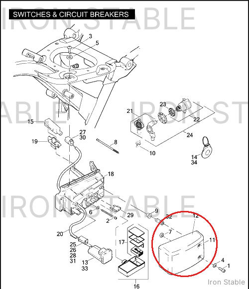 Harley-Davidson Cover, Elec-Panel