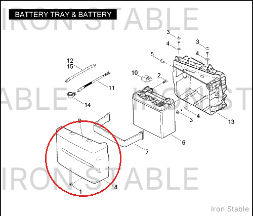 Harley-Davidson Battery Cover