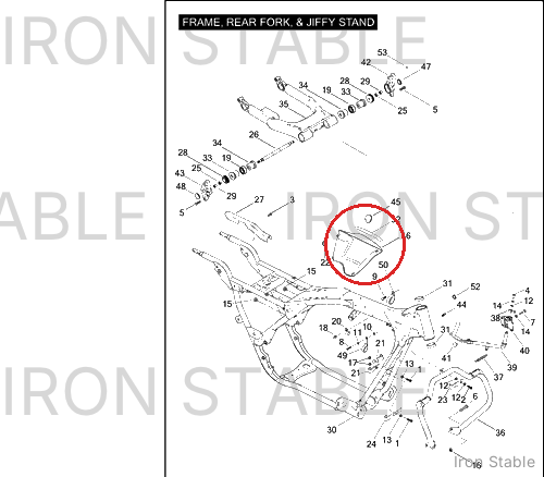 Harley-Davidson Sidecover Assembly, Lh
