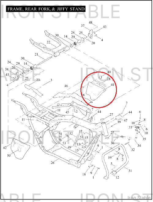 Harley-Davidson Sidecover Assembly, Lh