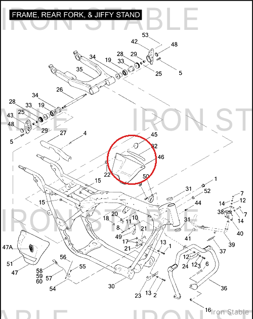 Harley-Davidson Sidecover Assembly, Lh