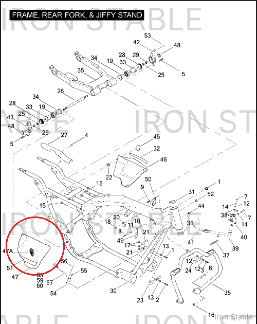 Harley-Davidson Sidecover Assembly, Rh, 105th, W/O Med