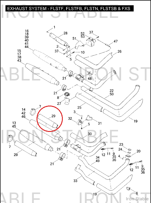 Harley-Davidson Mflr Shield Assembly, Satin Chrome