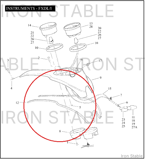 Harley-Davidson Console, Rim Strip