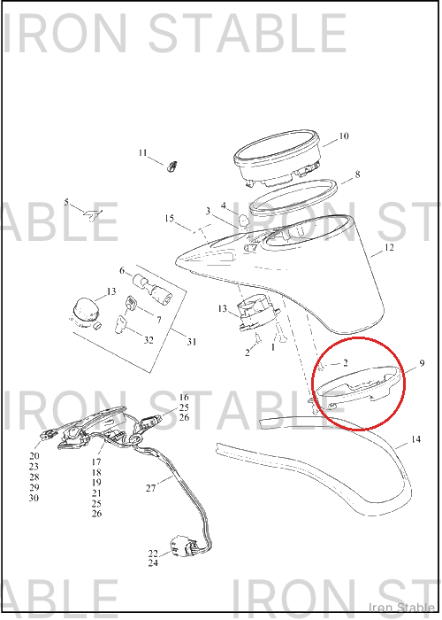 Harley-Davidson Bracket, Elec Mt, X