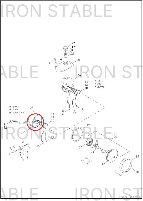 Harley-Davidson Shell Assembly, Hdlite/Hdi