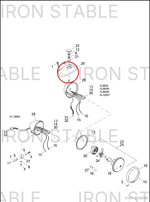 Harley-Davidson Bracket, Hdlt Sprt, X