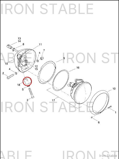 Harley-Davidson Bracket, Hdlt Sprt, Mt Block