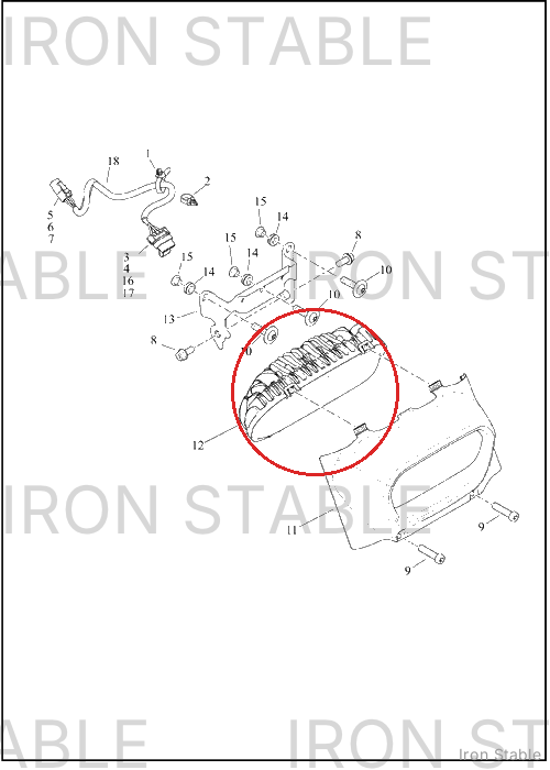 Harley-Davidson Headlight, Led D-Lens Bar