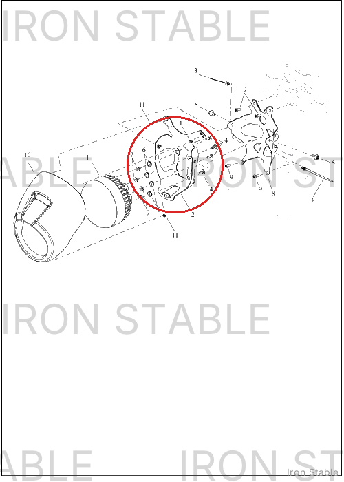 Harley-Davidson Bracket, Hdlt Sprt, Cup