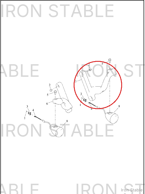 Harley-Davidson Bracket, Hdlt Sprt, Lh, Blk