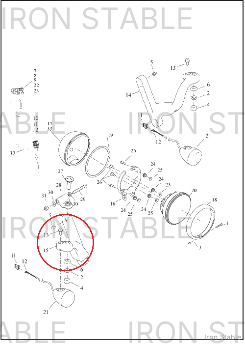 Harley-Davidson Bracket, Hdlt Sprt, Rh, Blk, Hdi
