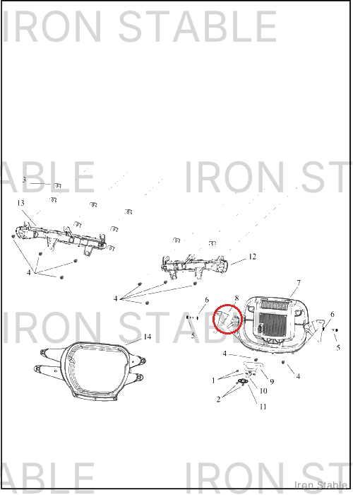 Harley-Davidson Bracket, Hdlt Sprt, Formed