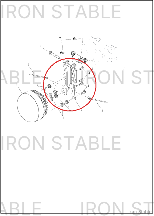 Harley-Davidson Bracket, Hdlt Sprt, Assembly