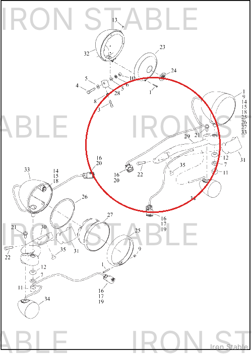 Harley-Davidson Bracket, Hdlt Sprt, Pos, Ts, Gblk, Lh