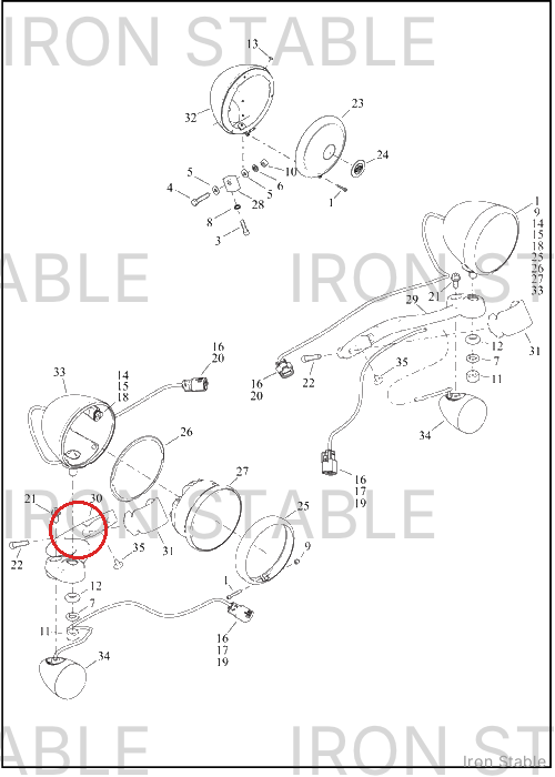 Harley-Davidson Bracket, Hdlt Sprt, Pos, Ts, Gblk, Rh