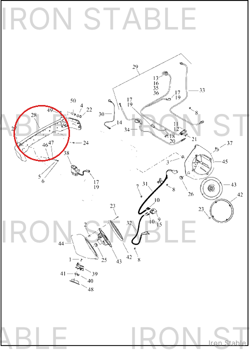 Harley-Davidson Tail Lite, T-Pak, Hdi