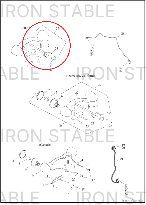 Harley-Davidson Litebar, Rr T-Sgnl, Hdi