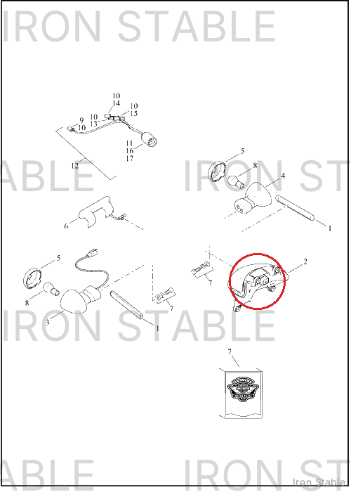 Harley-Davidson Taillight Assembly