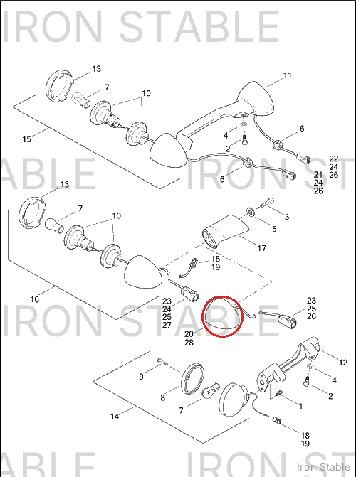 Harley-Davidson Turnsignal, Hdi